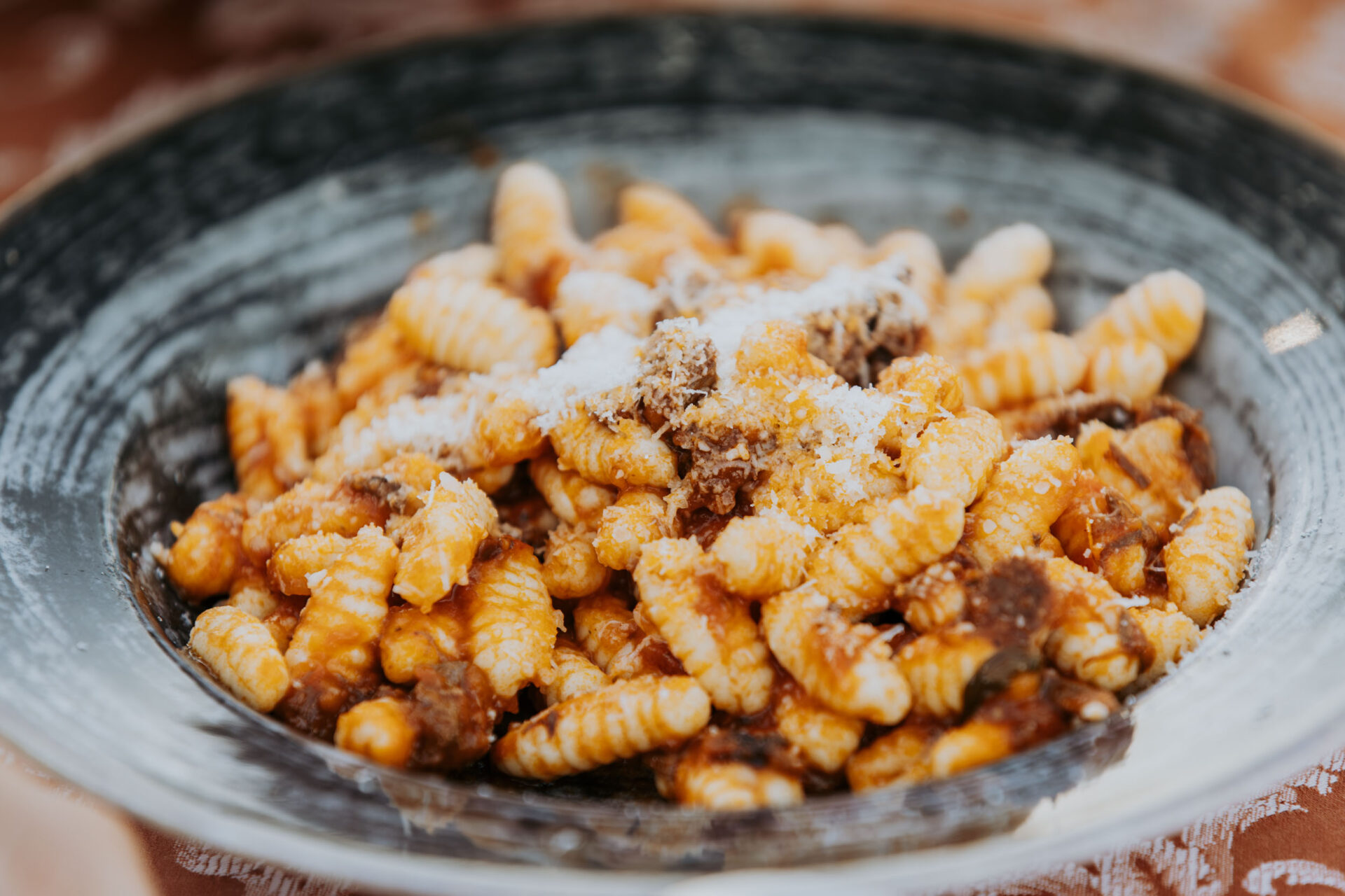 Malloreddos al ragù di Capra - Ristorante Golgo Baunei